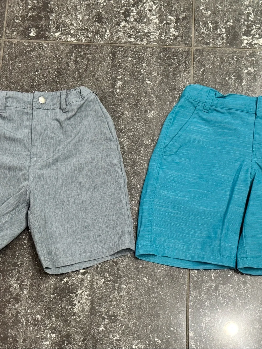 Kids Elastic-Waist Shorts - Navy, Tan, Black, Blue